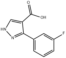 3-(3-Fluorophenyl)1H-pyrazole-4-carboxylicacid