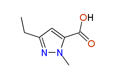 3-Ethyl-1-methyl-1H-pyrazole-5-carboxylic acid, 97%