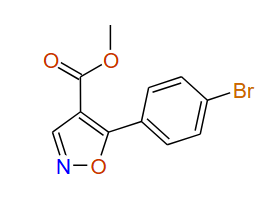 Methyl 5-(4-bromophenyl)isoxazole-4-carboxylate, 97%