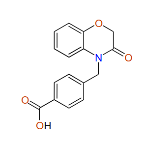 4-[(3-Oxo-2,3-dihydro-4H-1,4-benzoxazin-4-yl)methyl]benzoic acid, 97%