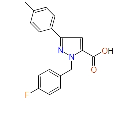 1-(4-Fluorobenzyl)-3-p-tolyl-1H-pyrazole-5-carboxylic acid, 97%