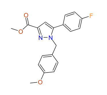 Methyl 1-(4-methoxybenzyl)-5-(4-fluorophenyl)-1H-pyrazole-3-carboxylate, 97%