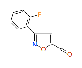 3-(2-Fluorophenyl)isoxazole-5-carbaldehyde, 97%