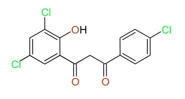 1-(3,5-Dichloro-2-hydroxyphenyl)-3-(4-chlorophenyl)propane-1,3-dione, 97%