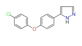 5-(4-(4-Chlorophenoxy)phenyl)-1H-pyrazole, 97%