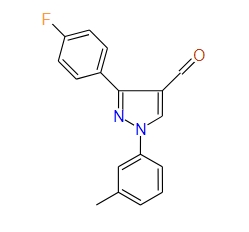 3-(4-Fluorophenyl)-1-m-tolyl-1H-pyrazole-4-carbaldehyde, 97%