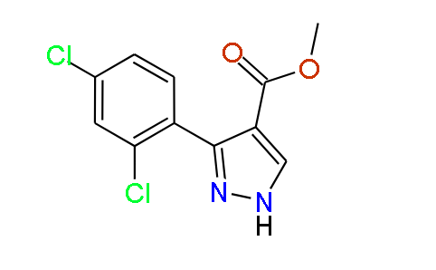 Methyl 3-(2,4-dichlorophenyl)-1H-pyrazole-4-carboxylate, 97%