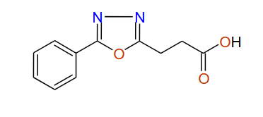 3-(5-Phenyl-1,3,4-oxadiazol-2-yl)propanoic acid, 97%