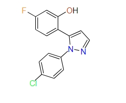 2-(1-(4-Chlorophenyl)-1H-pyrazol-5-yl)-5-fluorophenol, 97%
