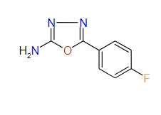 5-(4-Fluorophenyl)-1,3,4-oxadiazol-2-amine, 96%