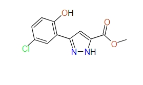 Methyl 3-(5-chloro-2-hydroxyphenyl)-1H-pyrazole-5-carboxylate, 95%