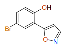 4-Bromo-2-(isoxazol-5-yl)phenol, 97%