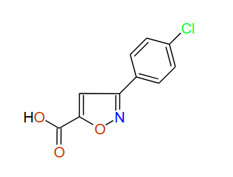 3-(4-Chlorophenyl)isoxazole-5-carboxylic acid, 97%