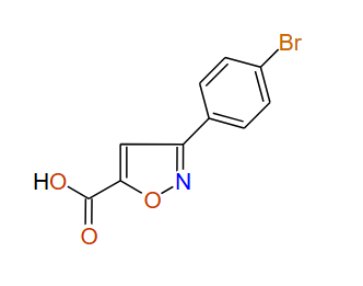 3-(4-Bromophenyl)isoxazole-5-carboxylic acid, 97%