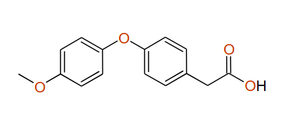 2-(4-(4-Methoxyphenoxy)phenyl)acetic acid, 97%