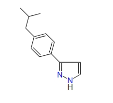 3-(4-Isobutylphenyl)-1H-pyrazole, 97%