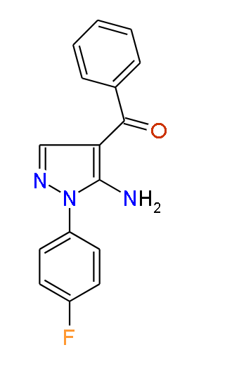 [5-Amino-1-(4-fluorophenyl)-1H-pyrazol-4-yl]phenylmethanone