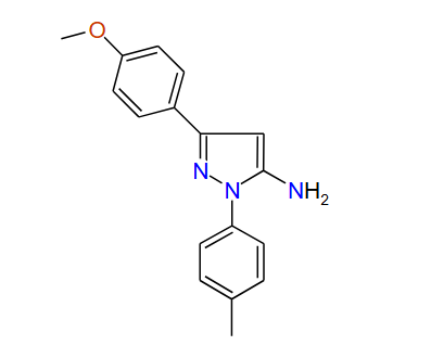 3-(4-Methoxyphenyl)-1-p-tolyl-1H-pyrazol-5-amine, 97%