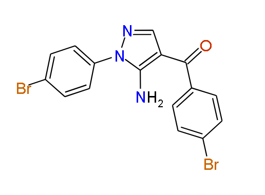 [5-Amino-1-(4-bromophenyl)-1H-pyrazol-4-yl](4-bromophenyl)-methanone