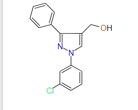 (1-(3-Chlorophenyl)-3-phenyl-1H-pyrazol-4-yl)methanol, 97%