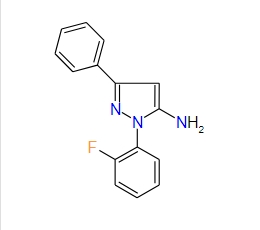 1-(2-Fluorophenyl)-3-phenyl-1H-pyrazol-5-amine, 97%