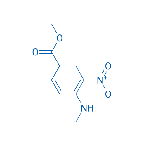 Methyl-3-nitro-(4-methylamino)benzoate