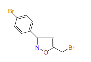 5-(Bromomethyl)-3-(4-bromophenyl)isoxazole, 98%