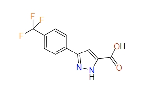 5-[4-(Trifluoromethyl)phenyl]-1H-Pyrazole-3-carboxylic acid, 97%