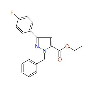 Ethyl 1-benzyl-3-(4-fluorophenyl)-1H-pyrazole-5-carboxylate