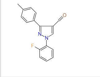 1-(2-Fluorophenyl)-3-p-tolyl-1H-pyrazole-4-carbaldehyde, 97%