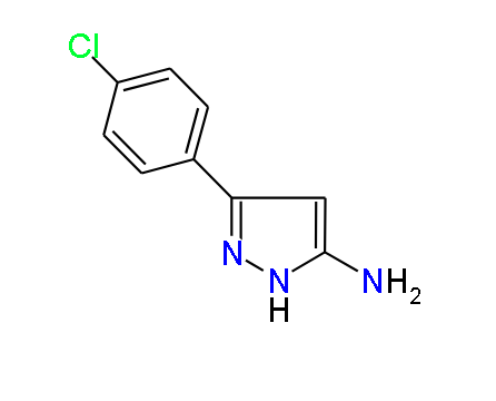 3-(4-Chlorophenyl)-1H-pyrazol-5-amine, 97%