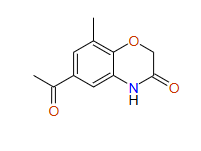 6-Acetyl-8-methyl-2H-benzo[b][1,4]oxazin-3(4H)-one, 96%