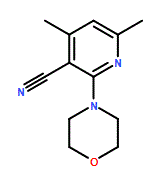 4,6-Dimethyl-2-(morpholin-4-yl)pyridine-3-carbonitrile