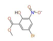 Methyl 5-bromo-2-hydroxy-3-nitrobenzoate, 97%