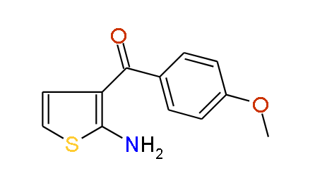 (2-Aminothiophen-3-yl)(4-methoxyphenyl)methanone, 97%