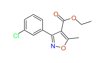 3-(3-Chlorophenyl)-5-methylisoxazole-4-carboxylic acid ethyl ester