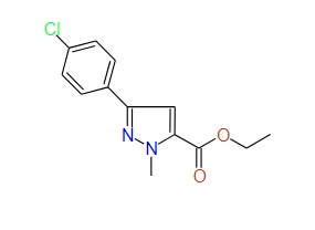 Ethyl 3-(4-chlorophenyl)-1-methyl-1H-pyrazole-5-carboxylate, 97%