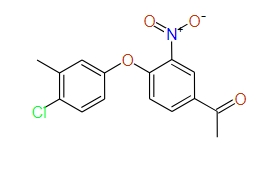 1-(4-(4-Chloro-3-methylphenoxy)-3-nitrophenyl)ethanone, 97%