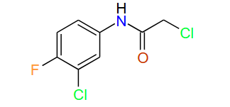 2-Chloro-N-(3-chloro-4-fluorophenyl)acetamide, 97%