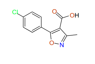 5-(4-Chlorophenyl)-3-methyl-4-isoxazolecarboxylic acid
