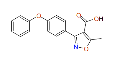 5-Methyl-3-(4-phenoxyphenyl)isoxazole-4-carboxylic acid, 97%