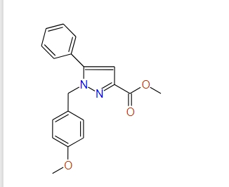 Methyl 1-(4-methoxybenzyl)-5-phenyl-1H-pyrazole-3-carboxylate, 97%