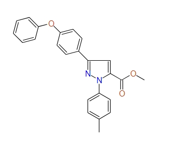 Methyl 3-(4-phenoxyphenyl)-1-p-tolyl-1H-pyrazole-5-carboxylate, 97%