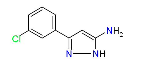 3-(3-Chlorophenyl)-1H-pyrazol-5-amine, 97%