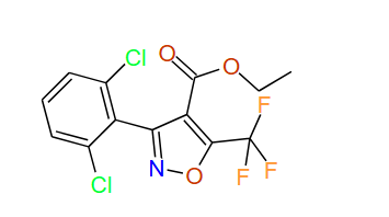 3-(2,6-Dichlorophenyl)-5-trifluoromethylisoxazole-4-carboxylic acid ethyl ester