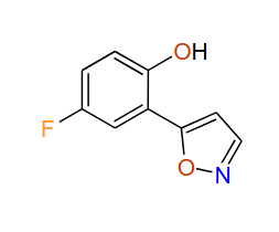 4-Fluoro-2-(isoxazol-5-yl)phenol, 97%