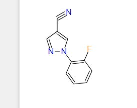 1-(2-Fluorophenyl)-1H-pyrazole-4-carbonitrile, 97%