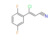 3-Chloro-3-(2,5-difluorophenyl)-2-propenenitrile,