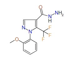5-(Trifluoromethyl)-1-(2-methoxyphenyl)-1H-pyrazole-4-carbohydrazide, 97%