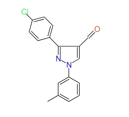 3-(4-Chlorophenyl)-1-m-tolyl-1H-pyrazole-4-carbaldehyde, 97%